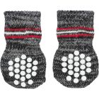 Trixie Hondensokken Anti-Slip S-M - Grijs