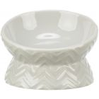 Trixie Voer/waterbak Verhoogd Keramiek Taupe -0,15 l/ø 13 cm