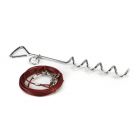 Beeztees Camping vastlegset + Lijn Rood -6 cm 