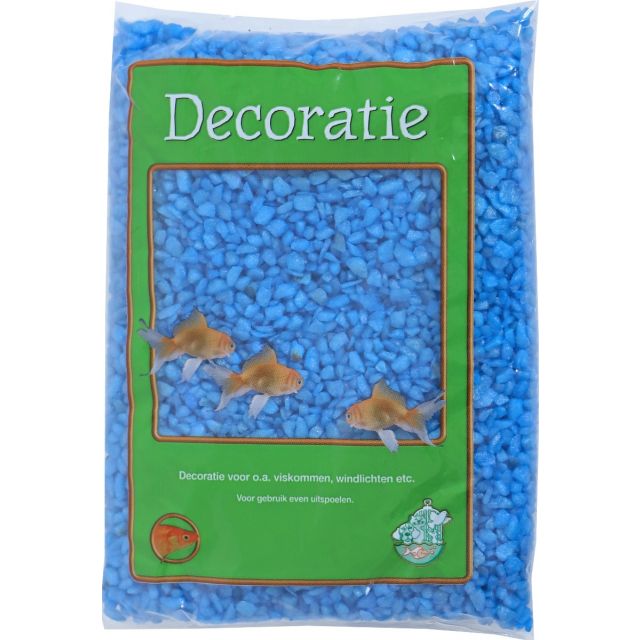 Aquarium Grind Gravel licht Blauw -1 kg