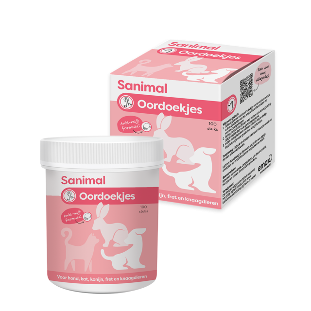 Sanimal Oordoekjes -100 stuks