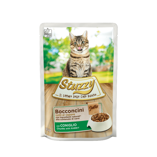 Stuzzy Kat Chunks Konijn -85 gram