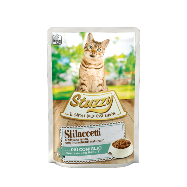 Stuzzy Kat Shreds Konijn -85 gram