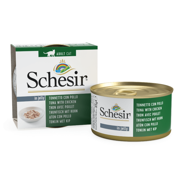 Schesir Kat Tonijn Kip Gelei -85 gram