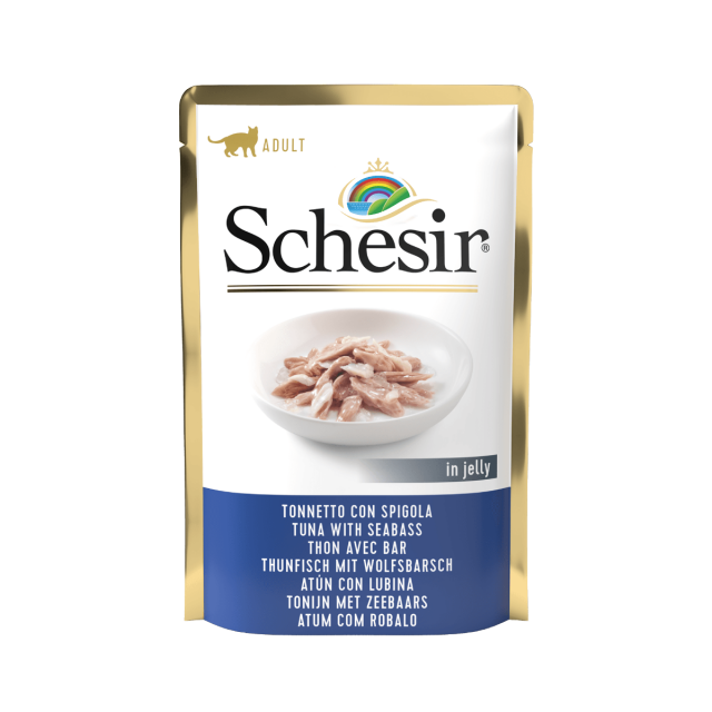 Schesir Cat Pouch Tonijn & Bass -85 gram 