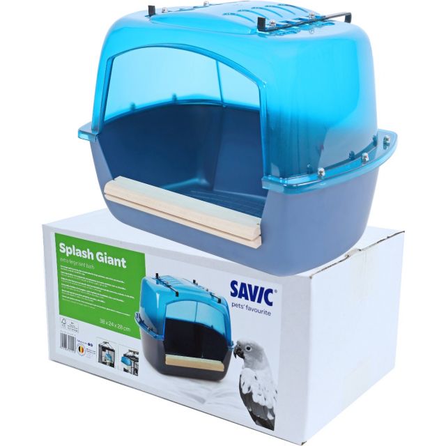 Savic Badhuis Papegaai Splash Blauw, giant XL.