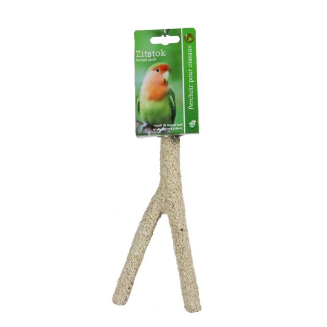 Boon Zitstok Koraalzand + Schroefdraad  Vertakt -20 cm 