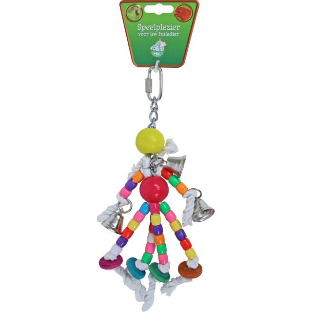 Boon Kralen Plastic Met 4x Katoen & Bel -24 cm 