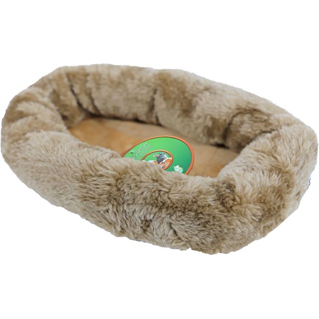 Boon Slaapmand Knaagdier Luxe Bruin/ Licht Bruin- 30 cm 