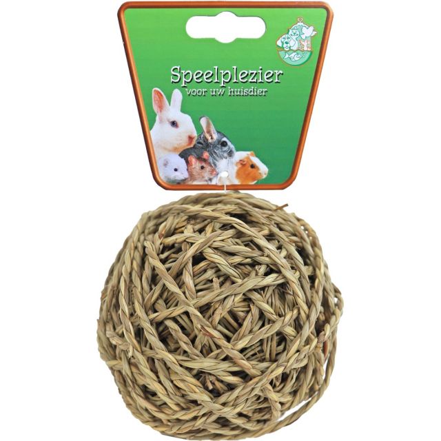 Boon Knaagdierbal Met Bel Natural, 14 cm.