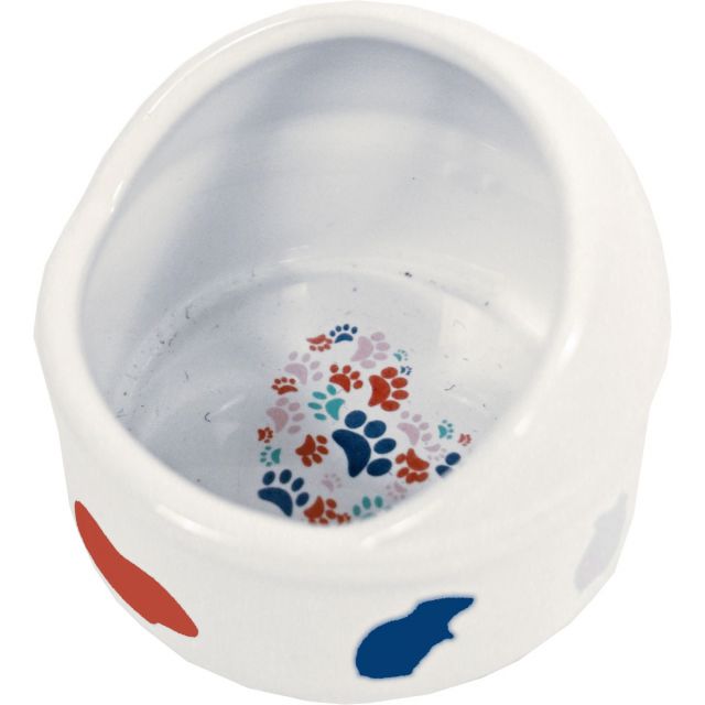 Boon Hamster Eetbak  Steen Anti mors Wit/ Pastel -7 cm 