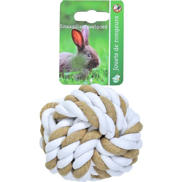 Boon Touwbal Katoen voor Knaagdier -7.5 cm