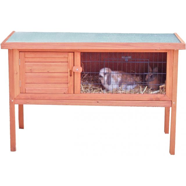 Boon Konijnenhok Bouwpakket Met lade Bruin -91x45x70 cm 
