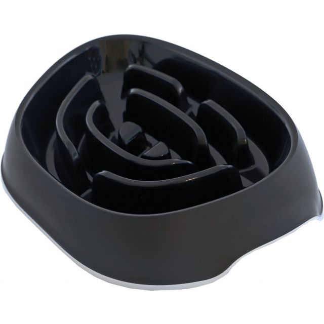 Moderna Eetbak Plastic Slomo Zwart -950 ml