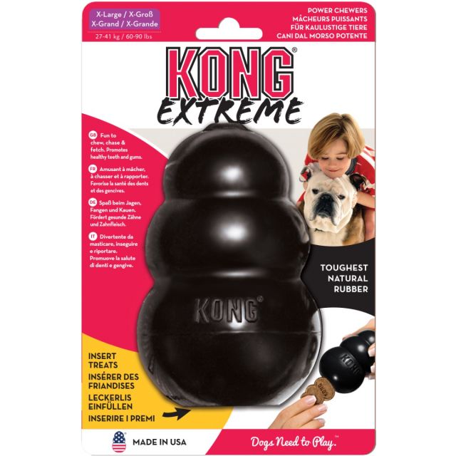 KONG Extreme Zwart XL -9x9x12,5 cm