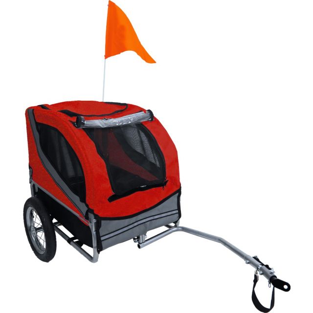 Boon Fietskar Runner 1  Rood/Grijs