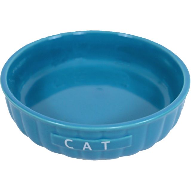 Boon Drinkschotel Steen kat Ribbel Blauw -14 cm 