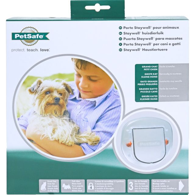 Petsafe Kattenluikje 270 Grote Kat Transparant 4 stand
