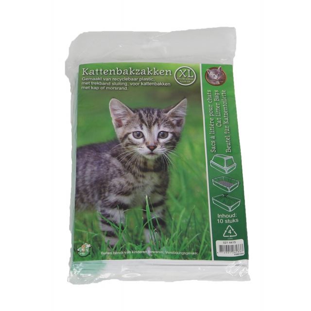 Plastic Kattenbakzak voor Extra Grote Kattenbakken - 51x20x46 cm