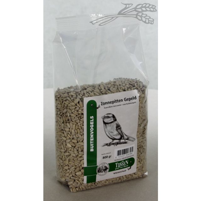 Tijssen Zonnebloempitten Gepeld - 800 gram