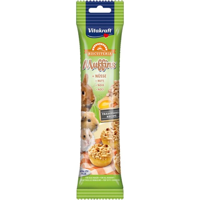 Vitakraft Muffins Noot Knaagdier & Konijn -18 gram