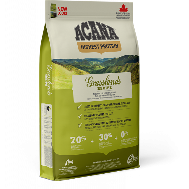 Acana Highest Protein Grasslands Dog -6 kg 