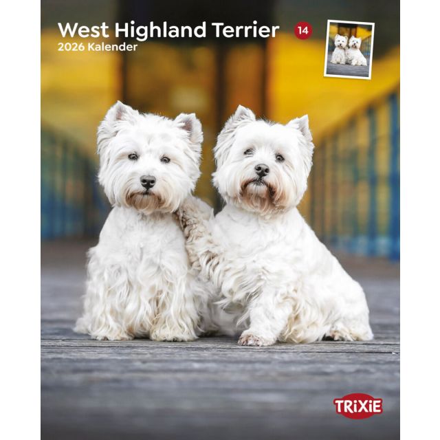 Kalender West Highland Terriërs 2026