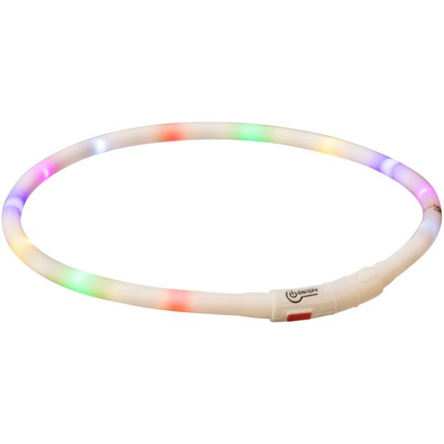 Trixie  USB flash Lichtgevende band Silicone XS-XL Meerkleurig 
