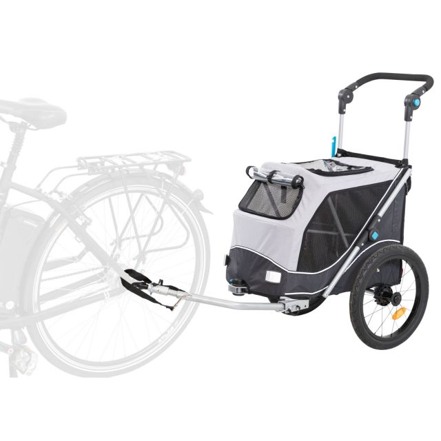Trixie Fietskar Voor Honden Snelvouw-Functie  Small -58 × 93 × 74/114 cm