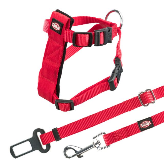 Trixie Autotuig Katten  20–50 cm/15 mm Buikomvang: 20–50 cm Rood