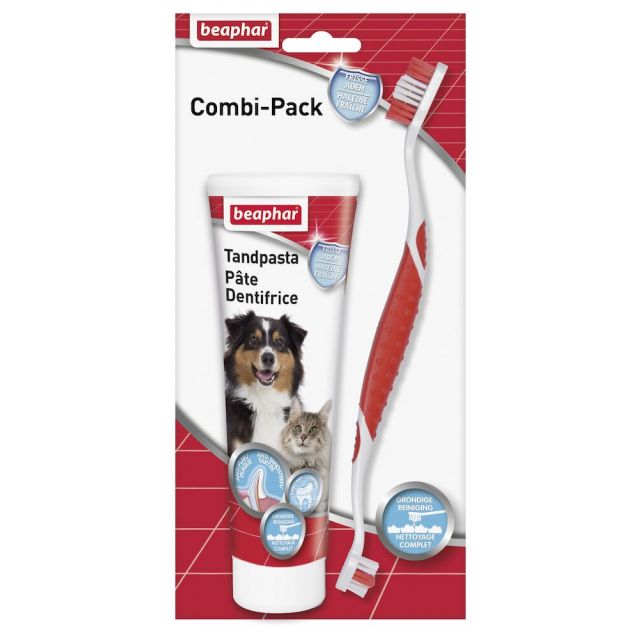 Beaphar Tandpasta & Borstel Combipack