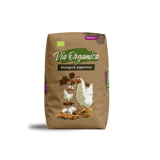Via Organic Bio Kuikenopgroeimix -12.5 kg 