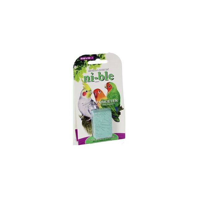 Esve Ni-Ble Mineralenblok Grote Parkiet Groen - Small
