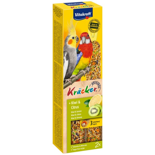 Vitakraft Valkparkiet kracker Kiwi/ Citrus 2 in 1