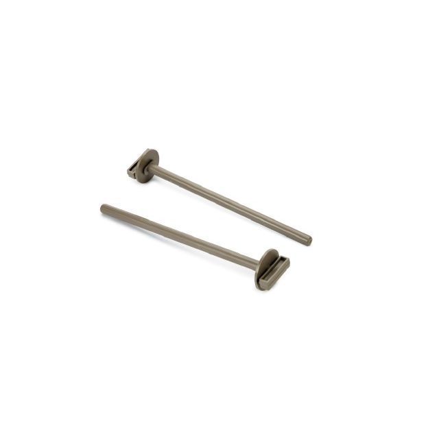 Beeztees Zitstokjes + Houder Mokka 22 cm - 2 stuks 