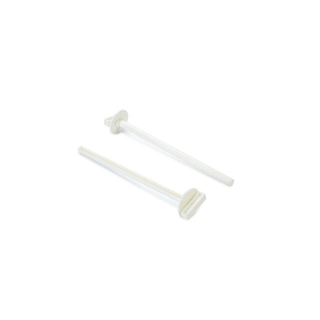 Beeztees Zitstokjes + Houder Wit  22 cm - 2 stuks 