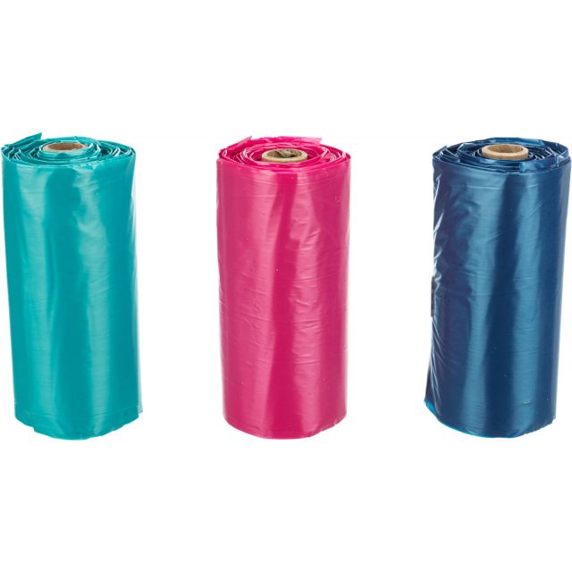 Trixie Poepzakjes Met Handvat Assorti 3x15 Stuks