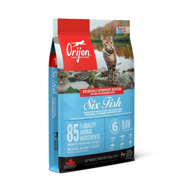 Orijen Whole Prey 6 Fish Cat -5,4 kg