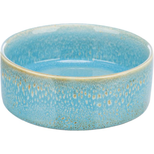 Trixie Voer/ waterbak Keramiek 0,4 l/ø 13 cm Blauw