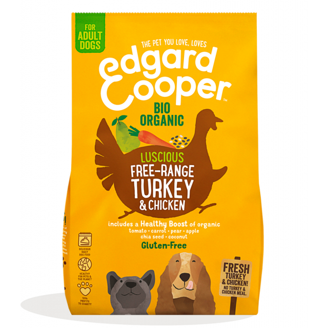 Edgard & Cooper Hond Brok BIO Kalkoen -2.5 kg 