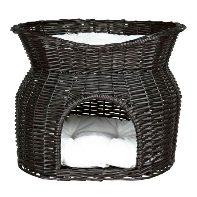 Trixie Wilgenmand met Dakterras Zwart -54 × 43 × 37 cm