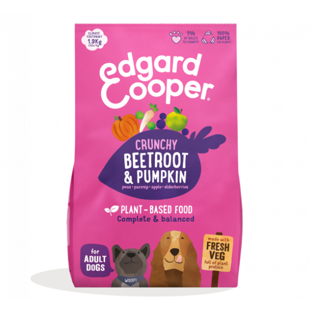 Edgard & Cooper Hond Brok Plantaardig Rode Biet -7 kg