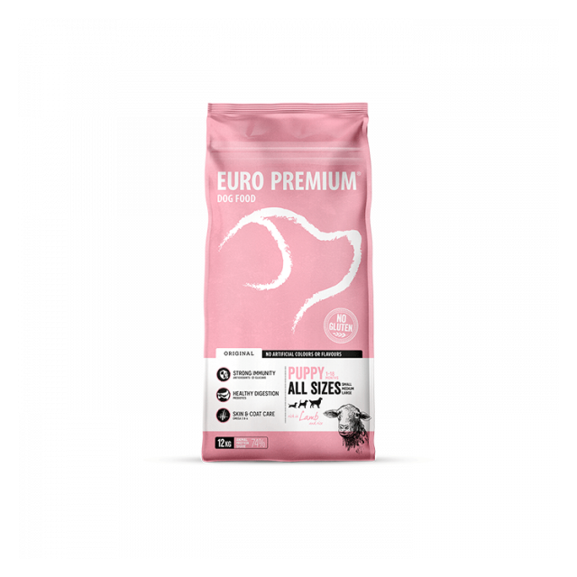 Euro-Premium Puppy Lamb & Rice -12 kg 