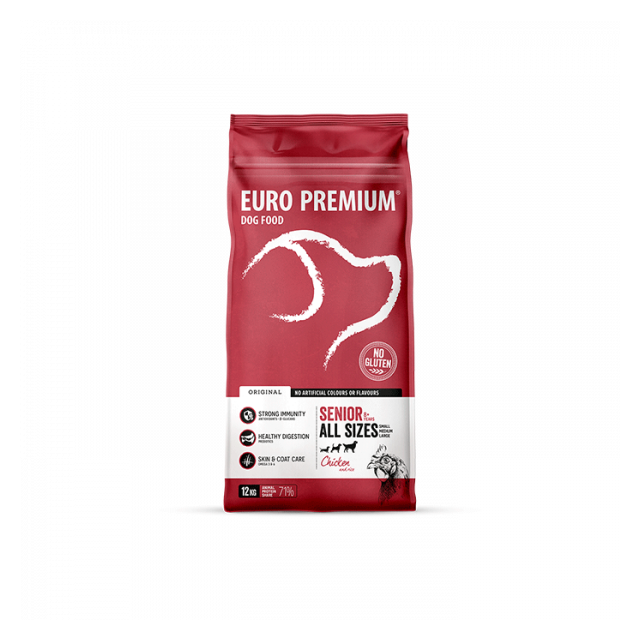 Euro-Premium Senior Chicken & Rice -12 kg