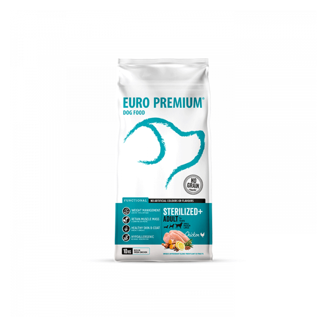 Euro-Premium Adult Sterilized + -10 kg 