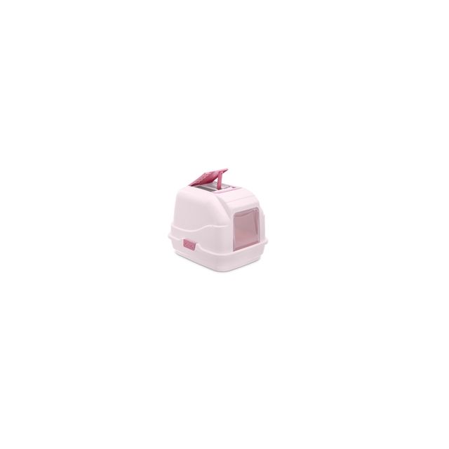 Imac Kattenbak Easy Cat Roze  - 50x40x40 cm