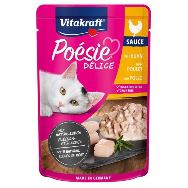 Vitakraft Poesie Deli Sauce Kip  -85 gram