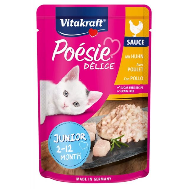 Vitakraft Poesie Deli Sauce Kip Junior -85 gram