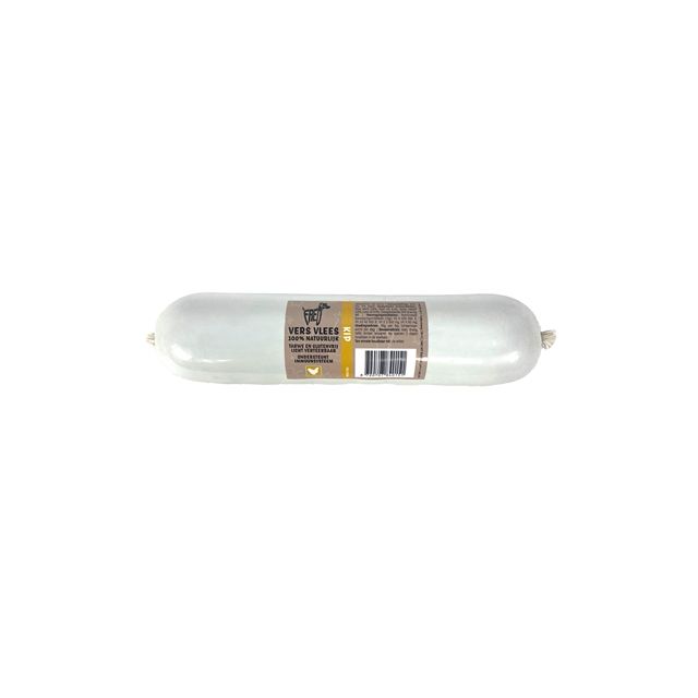 Freds Gestoomd Vers Vlees Worst Kip , Tarwe & Glutenvrij -900 gram