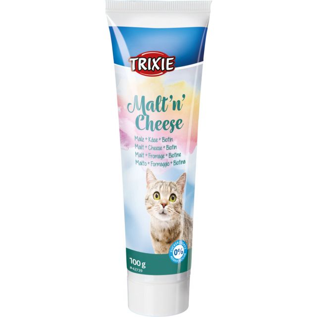 Trixie Malt'n Chees Anti-Hairbal -100 gram  OP=OP